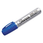 Sharpie® King Size Permanent Marker, Broad Chisel Tip, Blue, Dozen view 2