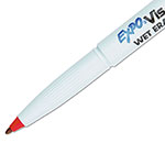 Expo® Vis-à-Vis Wet Erase Marker, Fine Bullet Tip, Red, Dozen view 3