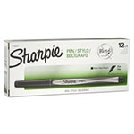 Sharpie® Plastic Point Stick Water Resistant Pen, Black Ink, Fine, Dozen view 3