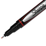 Sharpie® Plastic Point Stick Water Resistant Pen, Red Ink, Fine, Dozen view 1