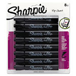 Sharpie® Flip ChartMarker, Broad Bullet Tip, Black, 8/Pack view 4
