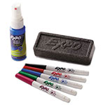 Expo® Low-Odor Dry Erase Marker Starter Set, Extra-Fine Needle Tip, Assorted Colors, 5/Set view 3