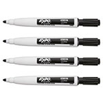 Expo® Magnetic Dry Erase Marker, Fine Bullet Tip, Black, 4/Pack view 4