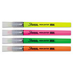 Sharpie® Clearview Pen-Style Highlighter, Chisel Tip, Assorted Colors, 4/Pack view 3