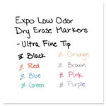 Expo® Low-Odor Dry Erase Marker Office Pack, Extra-Fine Needle Tip, Assorted Colors, 36/Pack view 2