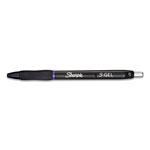 Sharpie® S-Gel Retractable Gel Pen, Medium 0.7 mm, Purple Ink, Purple Barrel, Dozen view 1