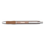 Sharpie® S-Gel Premium Metal Barrel Gel Pen, Retractable, Medium 0.7 mm, Black Ink, Champagne Barrel, Dozen view 1