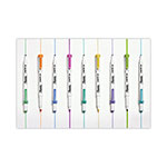 Sharpie® S-Note Creative Markers, Assorted Ink Colors, Bullet/Chisel Tip, White Barrel, 8/Pack view 2