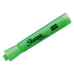 Sharpie® Tank Style Highlighters, Chisel Tip, Fluorescent Green, Dozen view 1