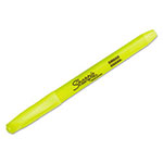 Sharpie® Pocket Style Highlighters, Chisel Tip, Fluorescent Yellow, Dozen view 2