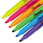 Sharpie® Pocket Style Highlighters, Chisel Tip, Assorted Colors, Dozen view 3