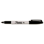 Sharpie® Fine Tip Permanent Marker, Black, Dozen view 2