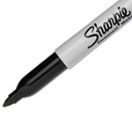 Sharpie® Fine Tip Permanent Marker, Black, Dozen view 4