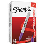 Sharpie® Fine Tip Permanent Marker, Purple, Dozen view 5
