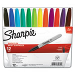 Sharpie® Fine Tip Permanent Marker, Assorted Colors, 12/Set orginal image