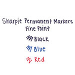 Sharpie® Retractable Permanent Marker, Fine Bullet Tip, Blue view 3