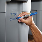 Sharpie® Retractable Permanent Marker, Fine Bullet Tip, Blue view 4