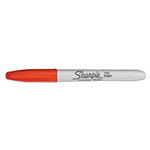 Sharpie® Super Permanent Marker, Fine Bullet Tip, Red, Dozen view 1