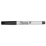Sharpie® Ultra Fine Tip Permanent Marker, Extra-Fine Needle Tip, Black, Dozen view 2