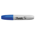 Sharpie® Chisel Tip Permanent Marker, Medium, Blue, Dozen view 1