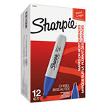 Sharpie® Chisel Tip Permanent Marker, Medium, Blue, Dozen view 5