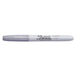 Sharpie® Metallic Permanent Markers, Fine Point, Metallic Silver view 1