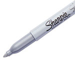 Sharpie® Metallic Permanent Markers, Fine Point, Metallic Silver view 2