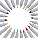 Sharpie® Ultra Fine Tip Permanent Marker, Extra-Fine Needle Tip, Assorted Colors, 24/Set view 2