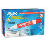 Expo® Low-Odor Dry-Erase Marker, Broad Chisel Tip, Red, Dozen view 1