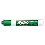 Expo® Low-Odor Dry-Erase Marker, Broad Chisel Tip, Green, Dozen view 5