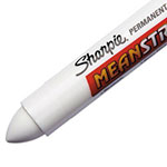 Sharpie® Mean StreakMarking Stick, Broad Chisel Tip, White view 1
