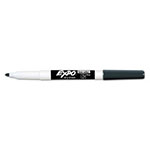 Expo® Low-Odor Dry-Erase Marker, Fine Bullet Tip, Black, Dozen view 2