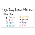 Expo® Low-Odor Dry-Erase Marker, Fine Bullet Tip, Assorted Colors, 8/Set view 4
