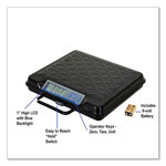 Salter Brecknell Portable Electronic Utility Bench Scale, 100lb Capacity, 12 x 10 Platform view 5