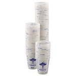 Solo Paper Medical & Dental Graduated Cups, 3oz, White/Blue, 100/Bag, 50 Bags/Carton view 1
