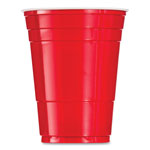 Dart Solo Party Plastic Cold Drink Cups, 16 oz, Red, 288/Carton view 2