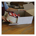 SCT Bakery Boxes, Standard, 14 x 14 x 6, White, Paper, 50/Carton view 3