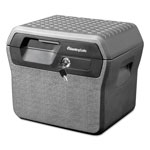 Sentry Waterproof Fire-Resistant File, 0.66 cu ft,16.63w x 13.88d x 14.13h, Charcoal Gray view 1