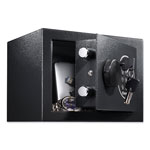 Sentry Electronic Security Safe, 0.14 cu ft, 9w x 6.6d x 6.6h, Black view 2
