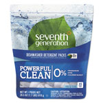 Seventh Generation Natural Dishwasher Detergent Concentrated Packs, Free & Clear, 45 Packets per Pack orginal image