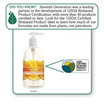 Seventh Generation Natural Hand Wash, Mandarin Orange & Grapefruit, 12 oz Pump Bottle, 8 Bottles per Case view 1