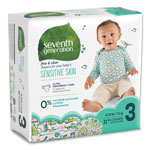 Seventh Generation Free and Clear Baby Diapers, Size 3, 16 lbs to 24 lbs, 124 Diapers per Carton view 1