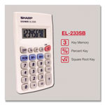 Sharp EL233SB Pocket Calculator, 8-Digit LCD view 3