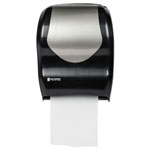 San Jamar Tear-N-Dry Touchless Roll Towel Dispenser, 16 3/4 x 10 x 12 1/2, Black/Silver view 1