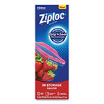 Ziploc® Double Zipper Storage Bags, 1 gal, 1.75 mil, 10.56
