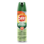 OFF! Deep Woods Dry Insect Repellent, 4 oz, Aerosol, Neutral, 12/Carton orginal image