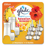 Glade Plugin Scented Oil, Hawaiian Breeze, 0.67 oz, 2 Warmers and 6 Refills/Pack view 1