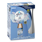 Glade Automatic Air Freshener Starter Kit, Spray Unit and Refill, Clean Linen, 6.2 oz, 4/Carton view 1