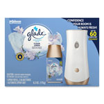 Glade Automatic Air Freshener Starter Kit, Spray Unit and Refill, Clean Linen, 6.2 oz, 4/Carton view 2