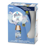 Glade Automatic Air Freshener Starter Kit, Spray Unit and Refill, Clean Linen, 6.2 oz, 4/Carton view 3